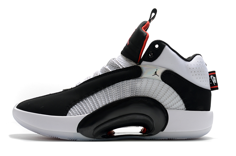 2020 Men Air Jordan 35 White Black Red Basketball Shoes
